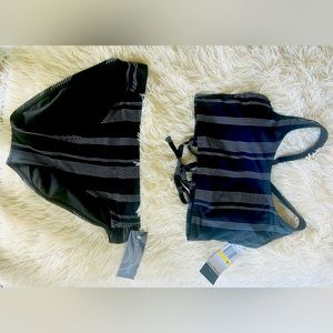 Brand New With Tags Aqua Couture Women’s Two Piece Swimsuit Size M